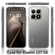 XIAOMI 15T CASE 15T PRO/ 14T/ 14T PRO FUZE HYBRID CRYSTAL CLEAR ACRYLIC CASE - Elandefoi