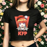 Hololive Y2K Gyaru Cropped T-Shirt Clearance Sale