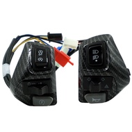 LC135 V1-V7Carbon Handle switch R/H L/H 1set Left double signal / right on off  type switch LC135 NV
