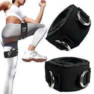 NEENCA 1Pair Heavy-Duty Ankle Straps, Adjustable Cable Cuffs for Glutes Workout, Leg Kickback Gym Fi