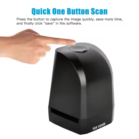135 Film Slide Scanner Converter Portable Negative Film Scanner 8 Megapixel CMOS Convert 35mm/135mm 