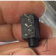 3.5mm audio jack, headphone jack soldering head, headphone audio connector, 3.5mm audio connector