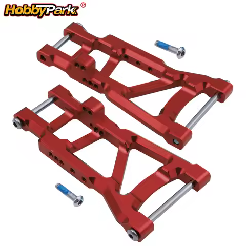 HobbyPark Aluminum Rear Suspension Arms for 1/10 Traxxas Slash 2WD Replacement of 2555 Option Parts