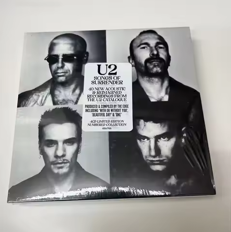 Classic Irish Rock Evergreens U2 - Songs of Surrender 4CD 2023 Remastered Music CD Music Gift Box Pa
