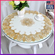 1 PC Round Tablecloth Oil-proof Anti-scald Coffee Table Cloth Round Table Table Cover