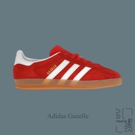 ADIDAS GAZELLE INDOOR Bright Red Suede Rubber Sole Casual Shoes Women's JI2063 [Insane-21]