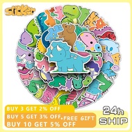 50PCS Cute Dinosaur Sticker Kawaii Animal Decal for Laptop Scrapbook Luggage Refrigerator Notebook