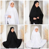 Mini Telekung Cotton Poket Zip Umrah Haji Dewasa by Zweedy Mart