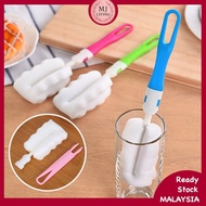 Baby Bottle Sponge Non Toxic Cleansing Brush Detachable Holder Household Kitchen Tool Cup Cleaning B