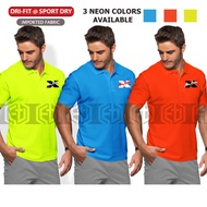 Neon Color Air Asia T Shirt Polo Dry Fit Streetwear Aeroplane Casual Fashion Tee Microfiber Baju Kol