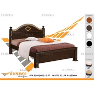 EUREKA 44 Queen/King Bed Frame / Katil Kayu Wood (Deliver &amp; Installation Klang Valley)