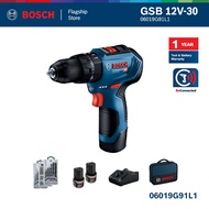 BOSCH GSB 12V-30 Brushless Cordless Drill (with 2 Batteries, 1 Charger &amp; 39 Accs) - 06019G91L1
