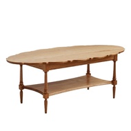 LaFloria® Howard Coffee Table/oval coffee table / Wooden coffee table / walnut coffee table / double