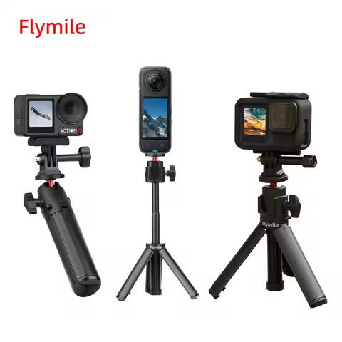 Flymile Selfie Stick Tripod for DJI Action 6/Action 5 Pro/Insta360 Ace Pro 2/GoPro Camera Extendable