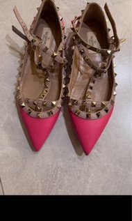 Valentino 鉚釘平底鞋 38碼