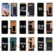Original Galaxy S7 Edge S8 S9 S10 Plus S20 S22 Ultra LCD Display Note 8 9 10 Replacement Pantalla Ol