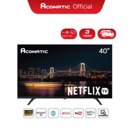 Aconatic LED Netflix TV Smart TV HD (Netflix v5.3) สมาร์ท ทีวี ขนาด 40 นิ้ว รุ่น 40HS410AN (รับประกัน 3 ปี) 40 นิ้ว ทันสมัย ดำ