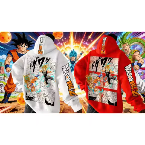 Dragon Ball Comics Co Branded Printed Hoodie 2026 Men's and Women's Autumn/Winter New Loose Casual C