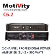 MOTIVITY C6.2 2-Channel Professional Power Amplifier - 2 x 300 Watt