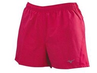 棒球世界全新MIZUNO 美津濃 女 反光刷布 運動短褲 《J2TB625565》莓紅