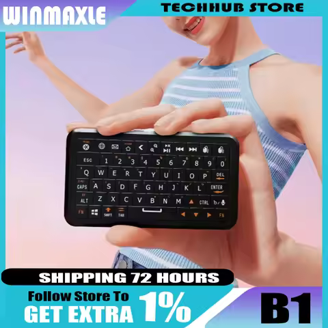 Winmaxle Model B1 Mini Keyboard Bluetooth Smart Keyboard 2.4G RGB Multi-system Compatible Portable H