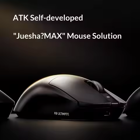 ATK A9 Air Ultimate Tri-Model Wireless Gaming Mouse Dual 8KHz 42000DPI 750IPS PAW3950UItra Lightweig
