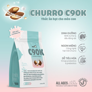 Hạt cho mèo PetQ Hạt cho mèo có nhân Churro C90 90% từ thịt & dầu động vật Dinh dưỡng dễ tiêu hóa
