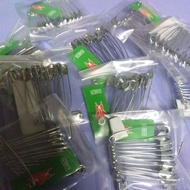 safetry pins (pardible)