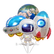 Taiwan Taiwan Ready Stock Spaceman Rocket UFO Planet Aluminum Foil Balloon Birthday Party Congratula