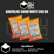 Bakerline Snow White Dusting Donut 500g Sugar Donut Sprinkles Donut Brownies Cupcake