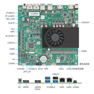 N100 Mini ITX Industrial Control Computer Network Port Dual HDMI Integrated hine Motherboard Six Ser
