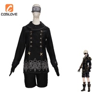 Nier Automata 9s Cosplay Clothing Full Set Costume Suit For Adult Black Long Sleeves Outfit Battlesu