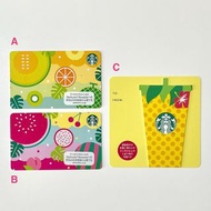🇯🇵日本 Starbucks Card 夏日生果系列 (沒有面值)  第一彈 日本限定 星巴克 星巴克卡 星巴克咭 Summer Fruit Series 2023