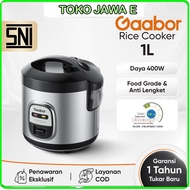 GAABOR MULTIPURPOSE RICE COOKER (Cooking Steaming Warming) - 1 Liter Capacity