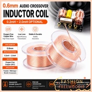FREEWOODIE Speaker Crossover Inductor Coil, 0.2mh-2.0mh 0.6mm Audio Inductor Coil, Copper Speaker Co