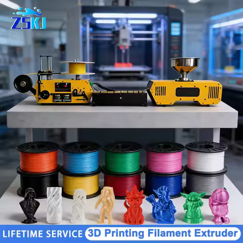 HT400 Extruder 3d Filament Maker Automatic Desktop 3D Printing Consumables Extruder for 3D Printing 