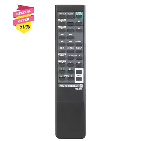 RM-S33 Remote Control For Sony Audio System HCDH801 MHC701 MHC-701 MHC-801 MHC-S30 MHC801 MHCS30 STD