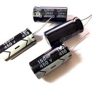 450V 2.2UF 3.3UF 4.7UF 6.8UF 10UF 15UF 22UF 33UF 47UF 68UF 82UF 100UF 120UF 150UF 220UF 105C อลูมิเน