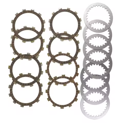 Artudatech Clutch Kit Steel & Friction Plates Fit for Yamaha TT600 XT400 XT500 XT600 SRX400 SRX600 S