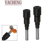 YACHENG Router Collet Extension 8mm 1PC Router Bit Collet Chuck Adapter Woodworking Holder Milling  