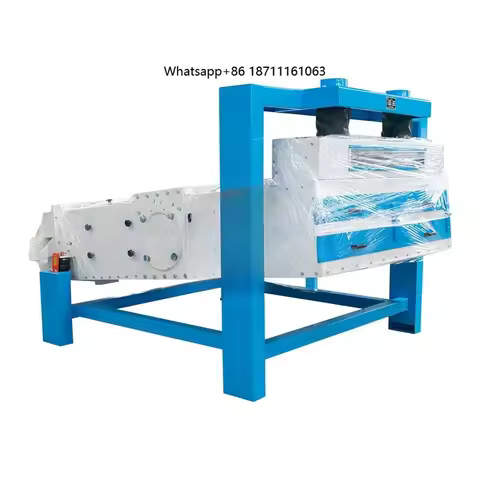 Flax Seed Sunflower Seeds Wheat Corn Cleaning Grain Sifting Machine Vibration Separator