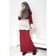 Raya Muslimah Women Fashion Baju Kurung Modern (S to 10XL)(Plus Size)/ Baju Raya