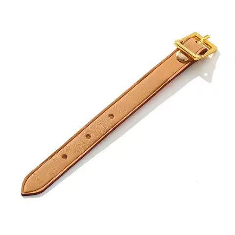 Honey Vachetta Leather Strap Bag Shoulder Straps Extender Patina Leather Strap for LV Handbag