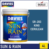 Davies Sun & Rain Acrylic Elastomeric Paint - Blues 4L