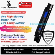 Replacement Laptop Battery 268x5 for D.E.L.L Vostro V131 V131D V131R Inspiron 13Z N131Z N14 N411Z la