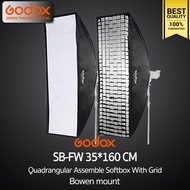 Godox Softbox SB-FW 35*160 cm. Quad Assemble Softbox With Grid ( Bowen Mount )