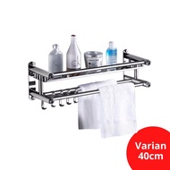 Premium Towel Rack And Bathroom Rack For Shampoo Etc stainless steel