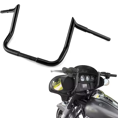 RCW-ABAR006-12-BK Hande Bar Black Motorcycle Parts 12inch Ape Bar For Harley Touring Street Glide