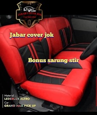 sarung jok mobil grandmax pick up/cover jok mobil grandmax pick up/pelindung jok mobil grandmax pick up/bonus cover stir