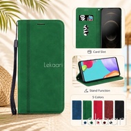 Magnetic Wallet Case For Vivo Y300 Y300i Y39 Y38 Y76 Y76S Y72 Y78 Y77 Y50 Y30 Y55 Y75 Y33S Card Slot